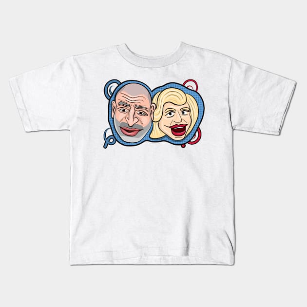 Tom Segura & Christina P. - Your Mom's House Fan Design (White) Kids T-Shirt by Ina